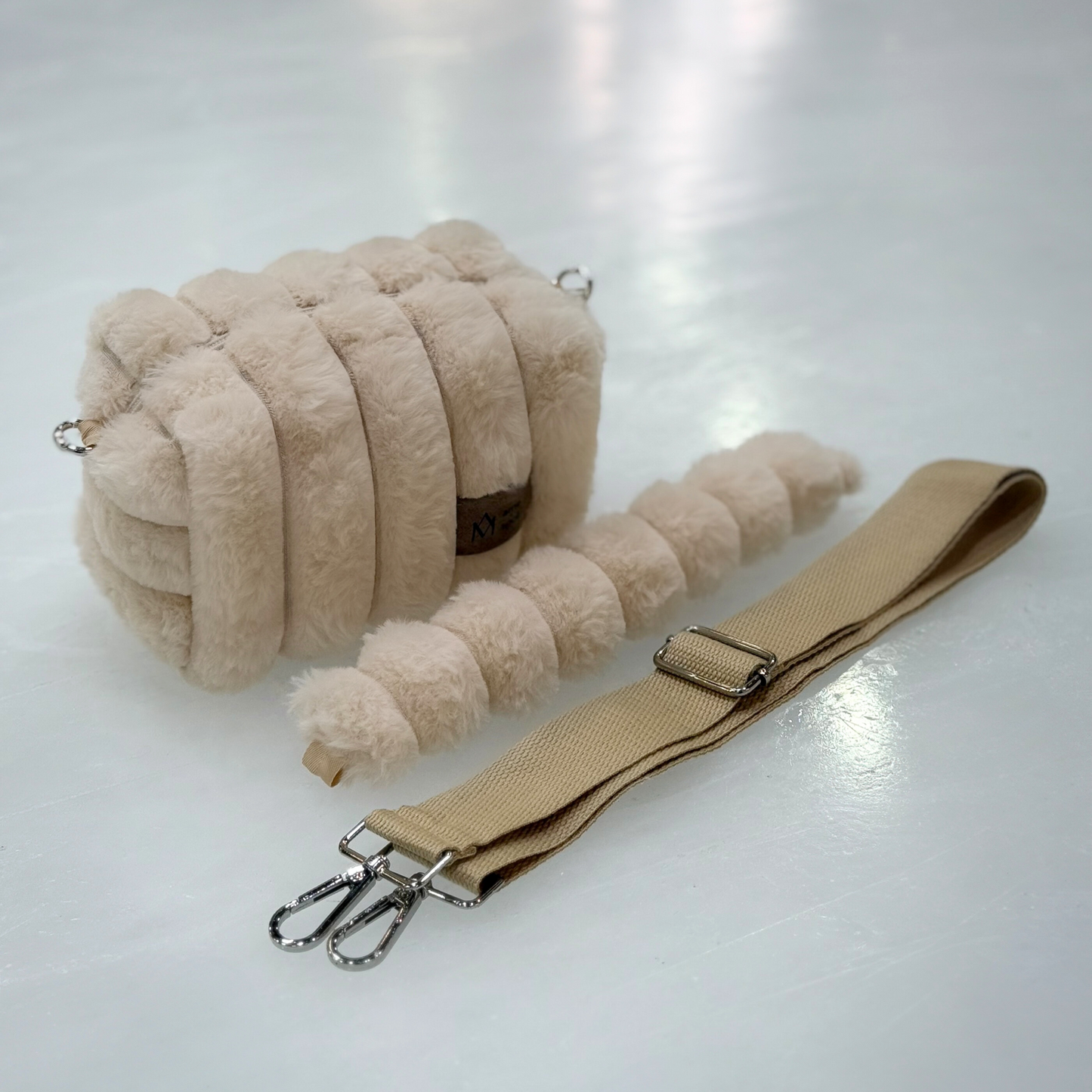 apricot vanity bag