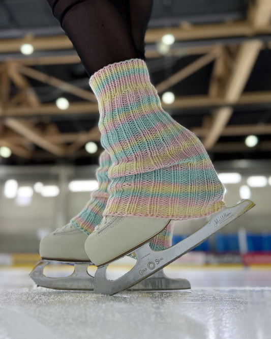rainbow leg warmers