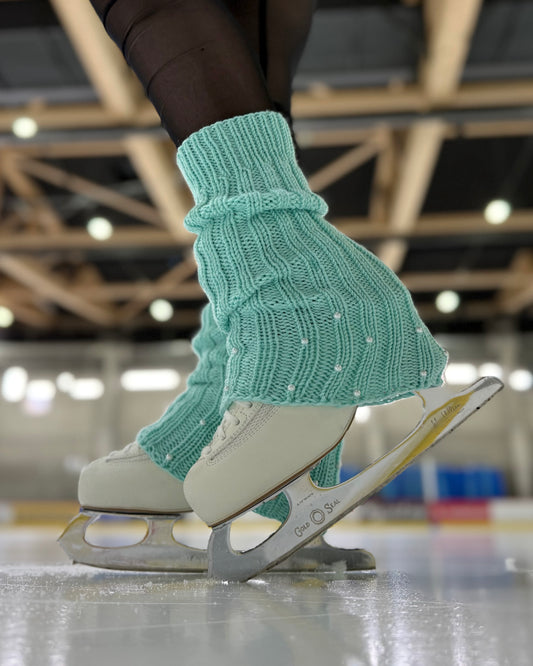 tiffany leg warmers with pearls
