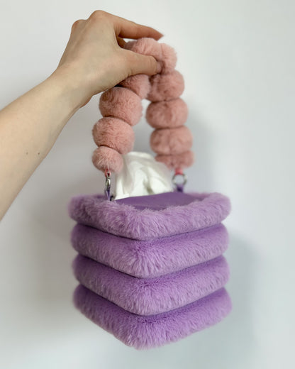 amethyst tissue box holder