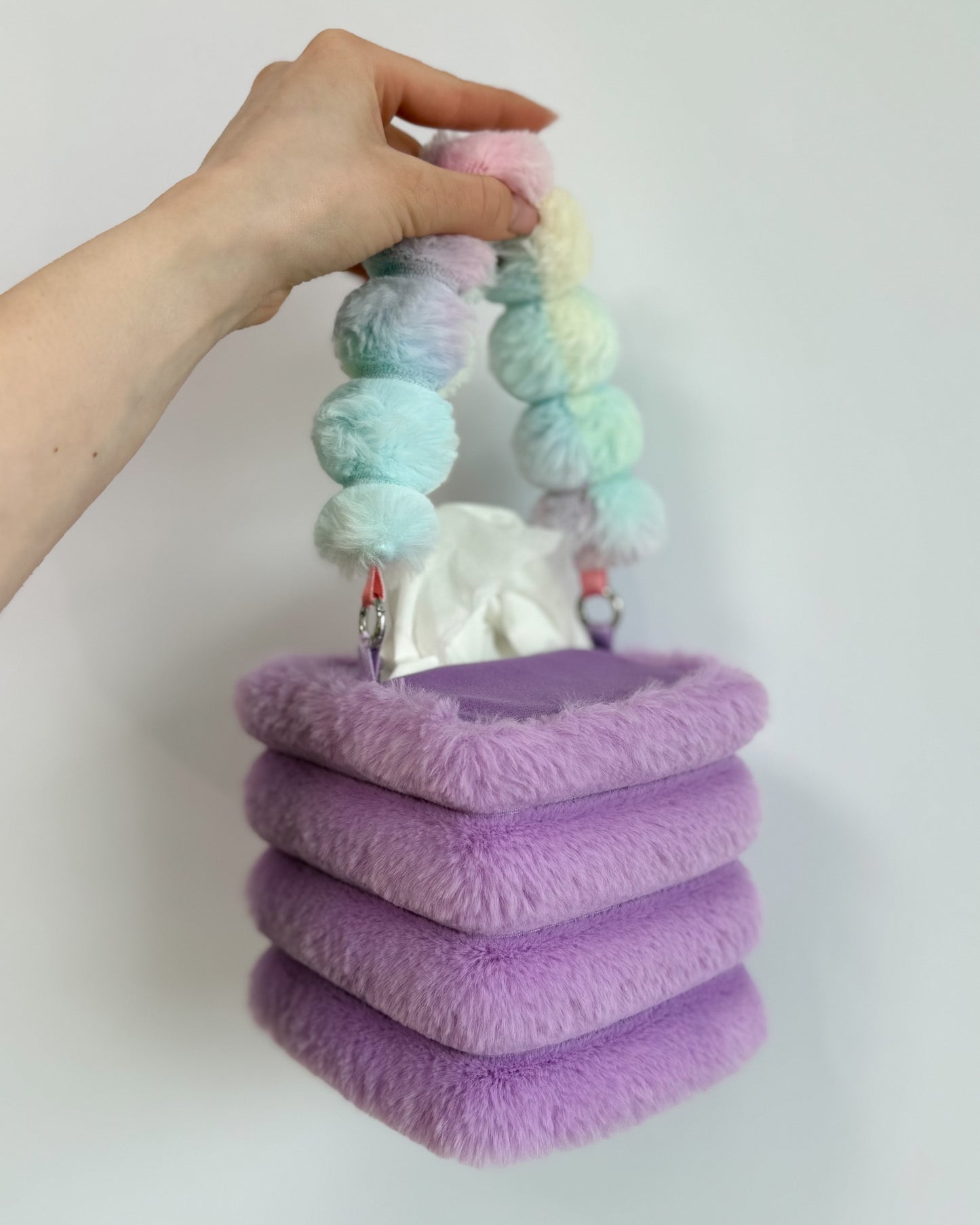 amethyst tissue box holder