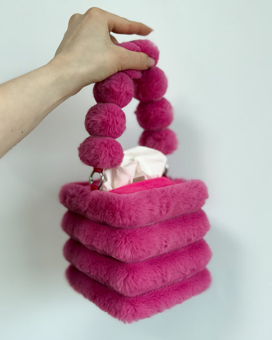 fuchsia tissue box holder