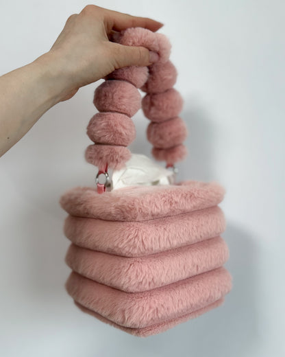 dusty pink tissue box holder