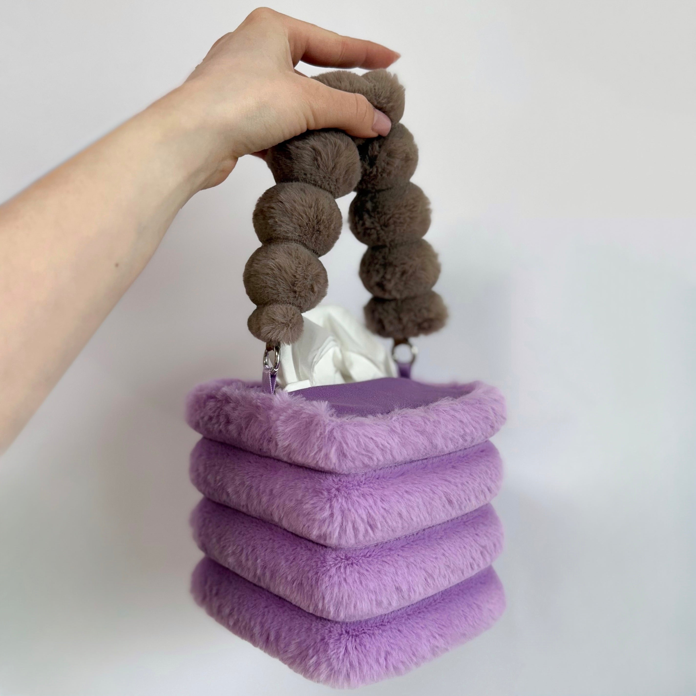 amethyst tissue box holder