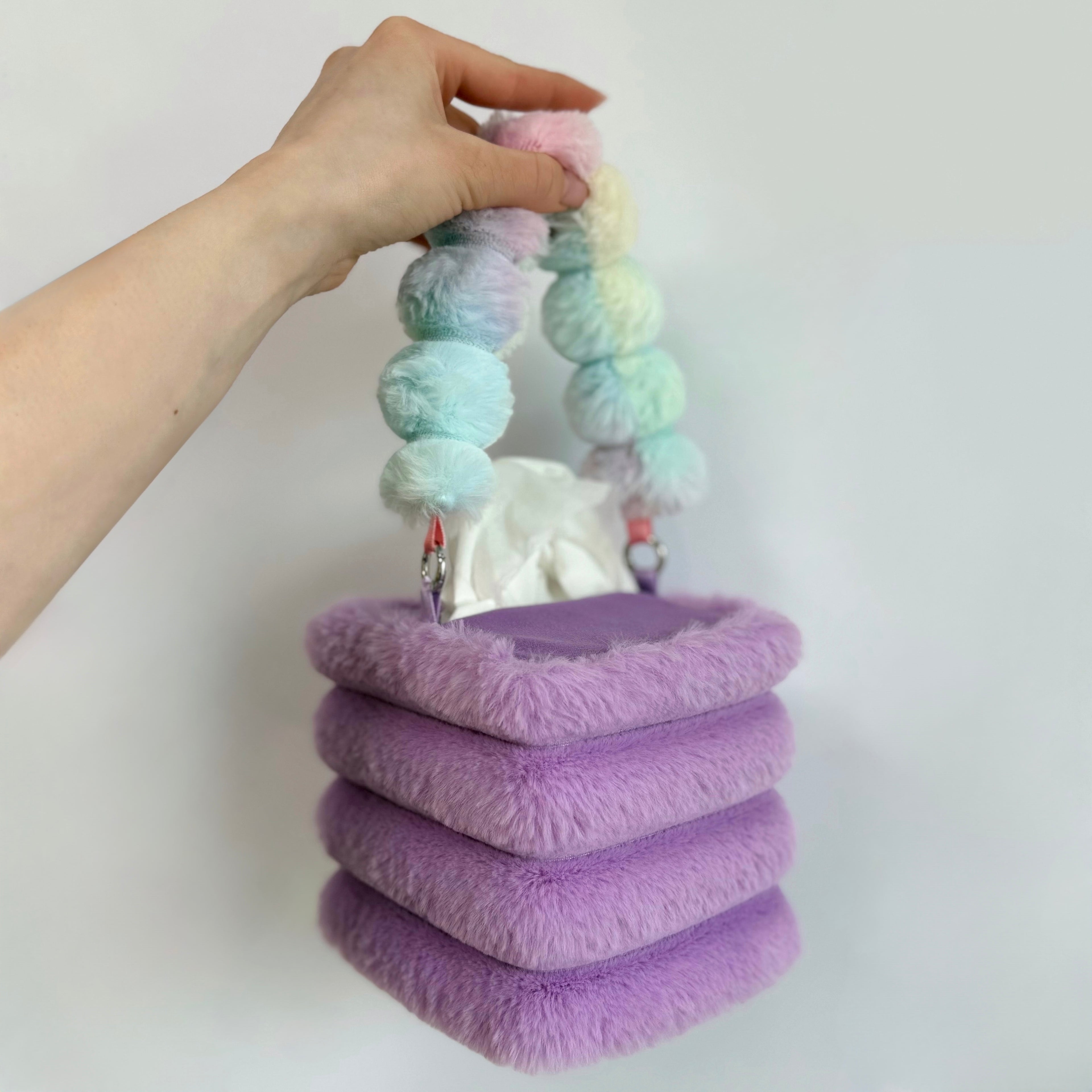 amethyst tissue box holder
