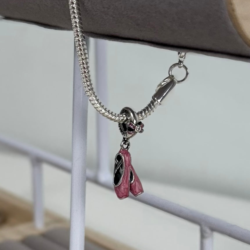 bracelet with ballet shoes
