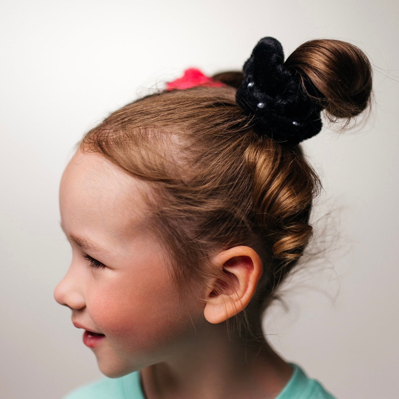 fluffy scrunchie - set of 2