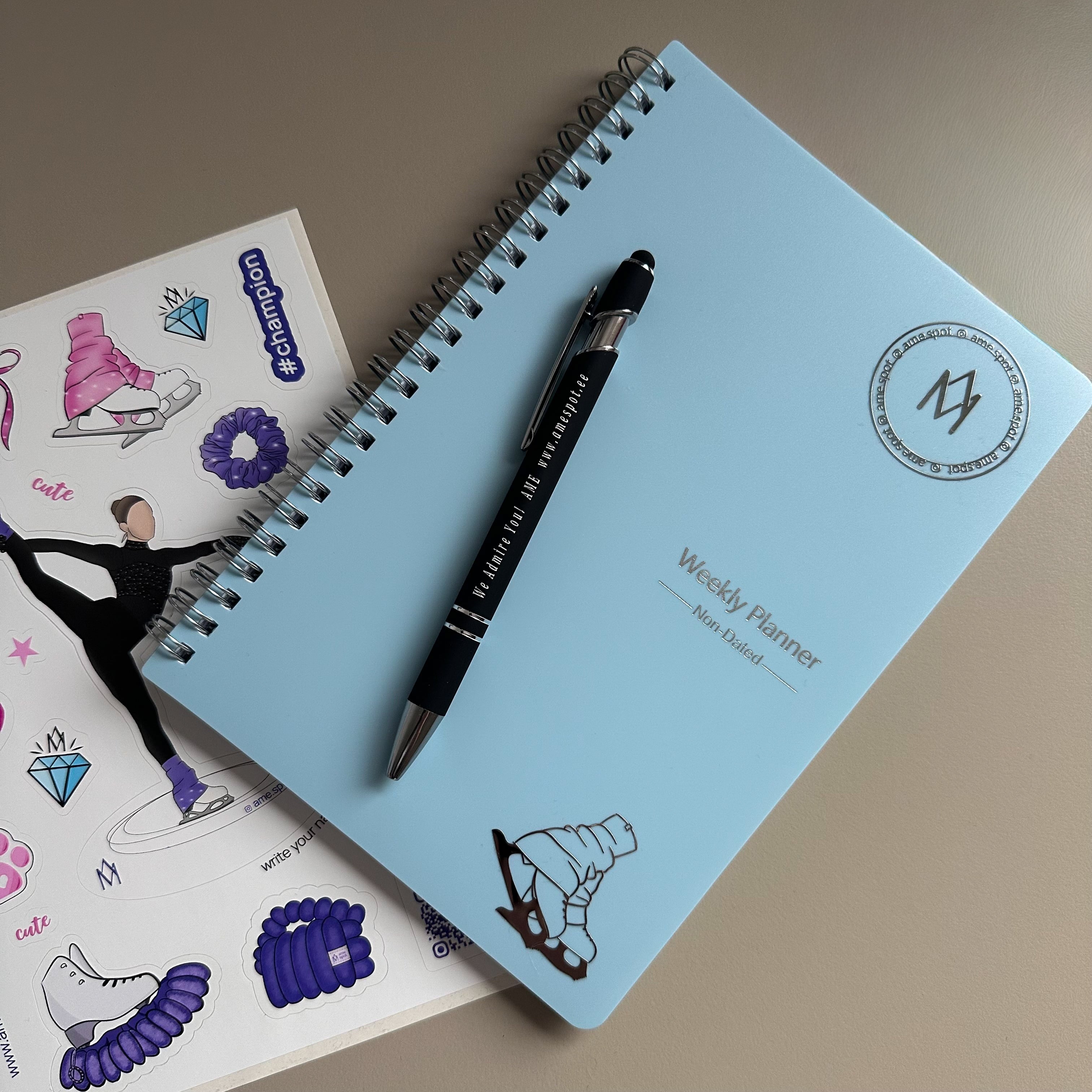 figure skater planner set