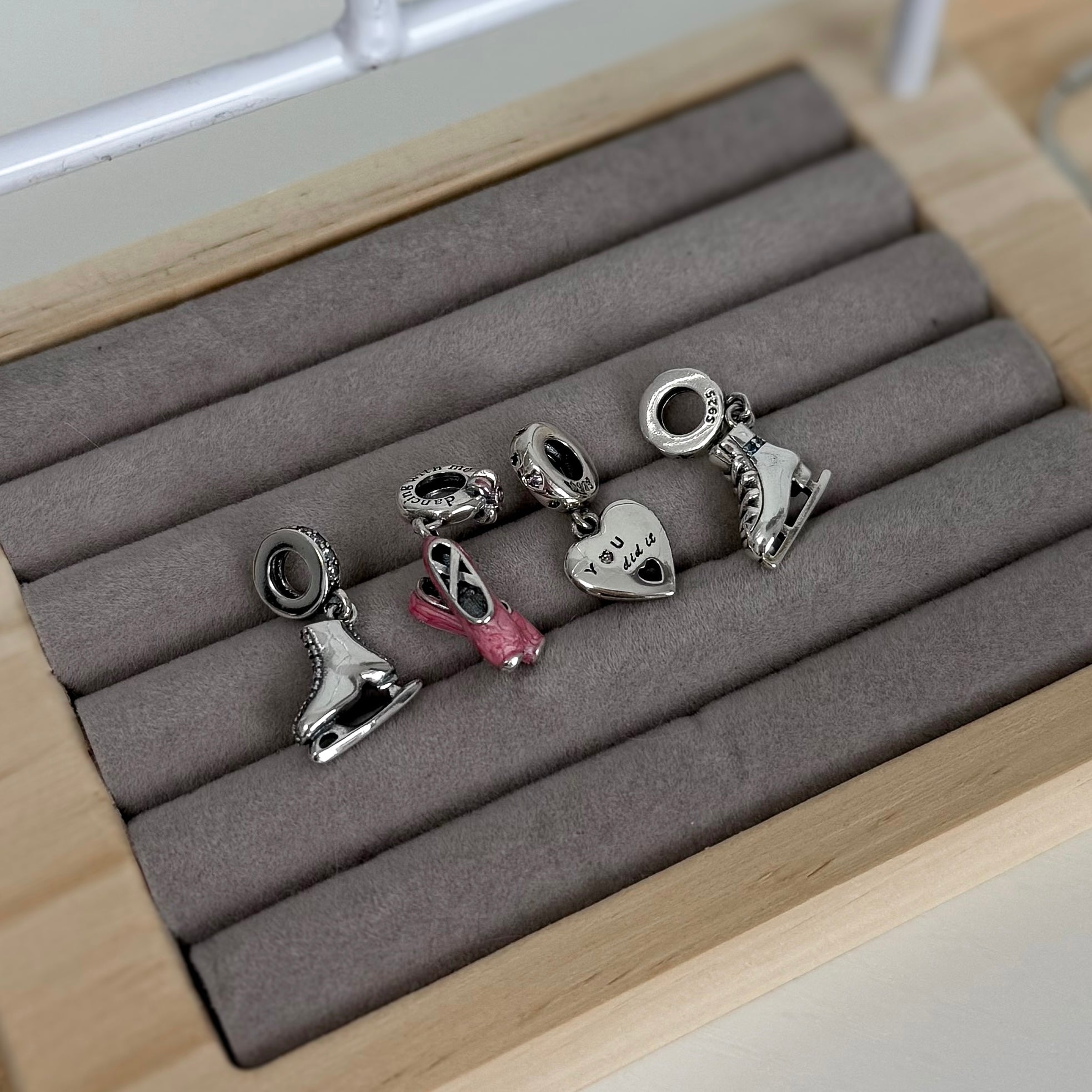 bracelet with ballet shoes