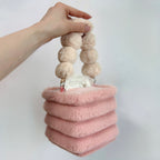dusty pink tissue box holder