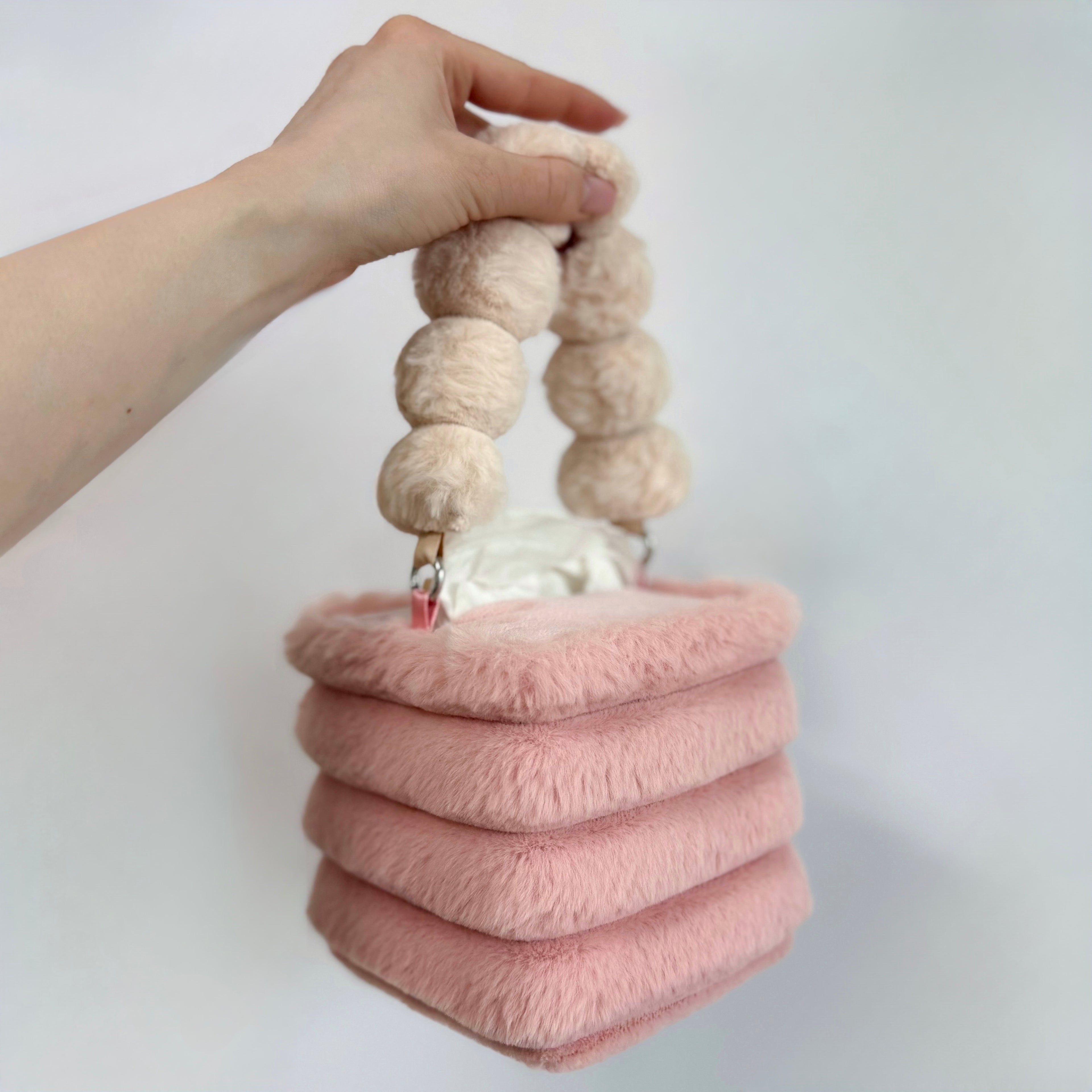 dusty pink tissue box holder