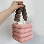 dusty pink tissue box holder