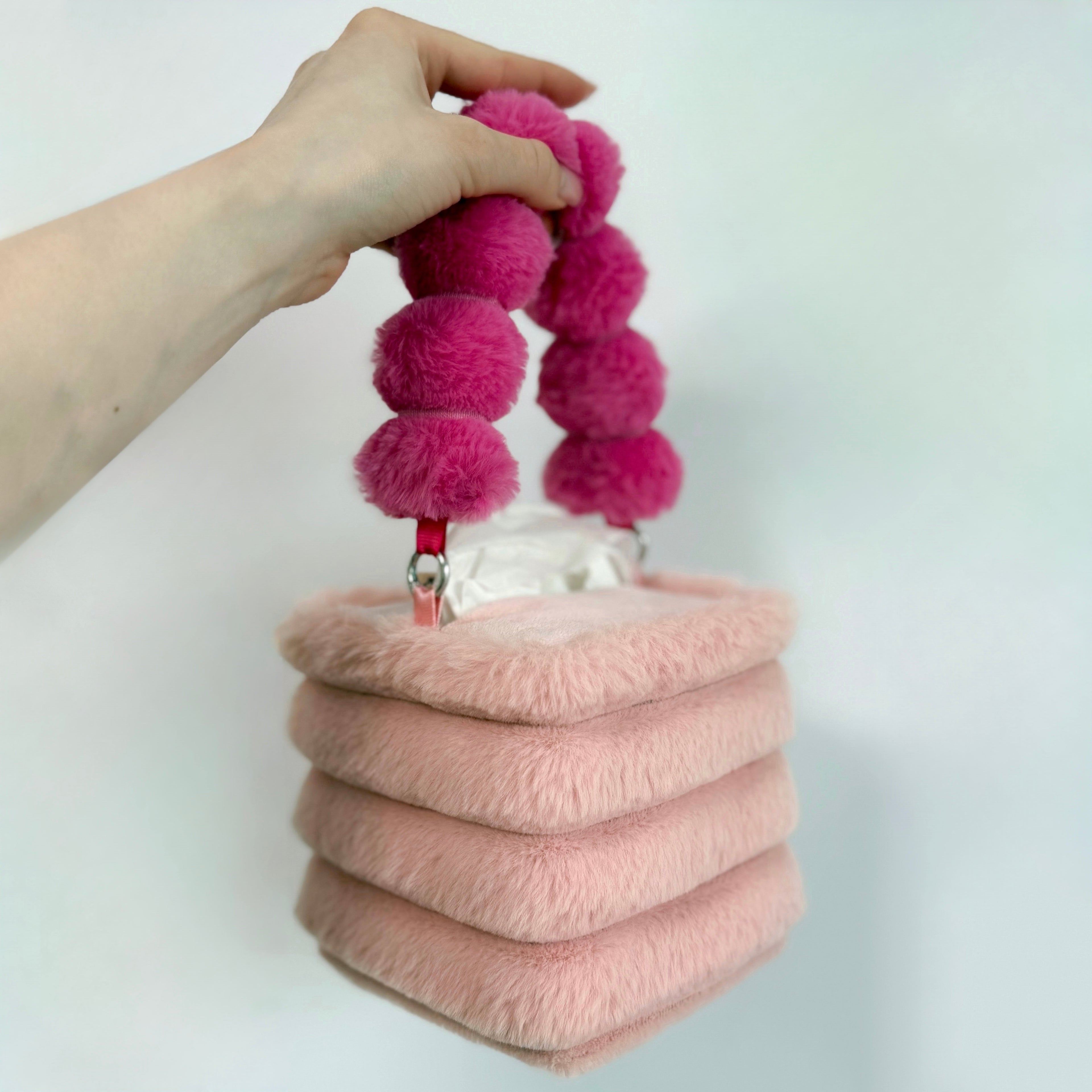 dusty pink tissue box holder