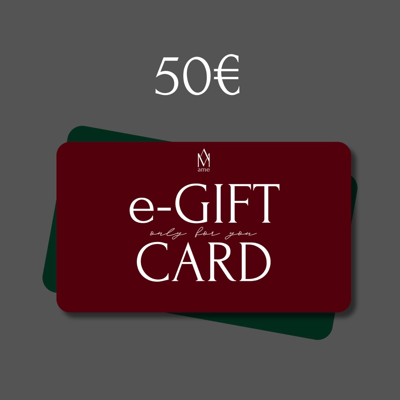 50€ e-gift card