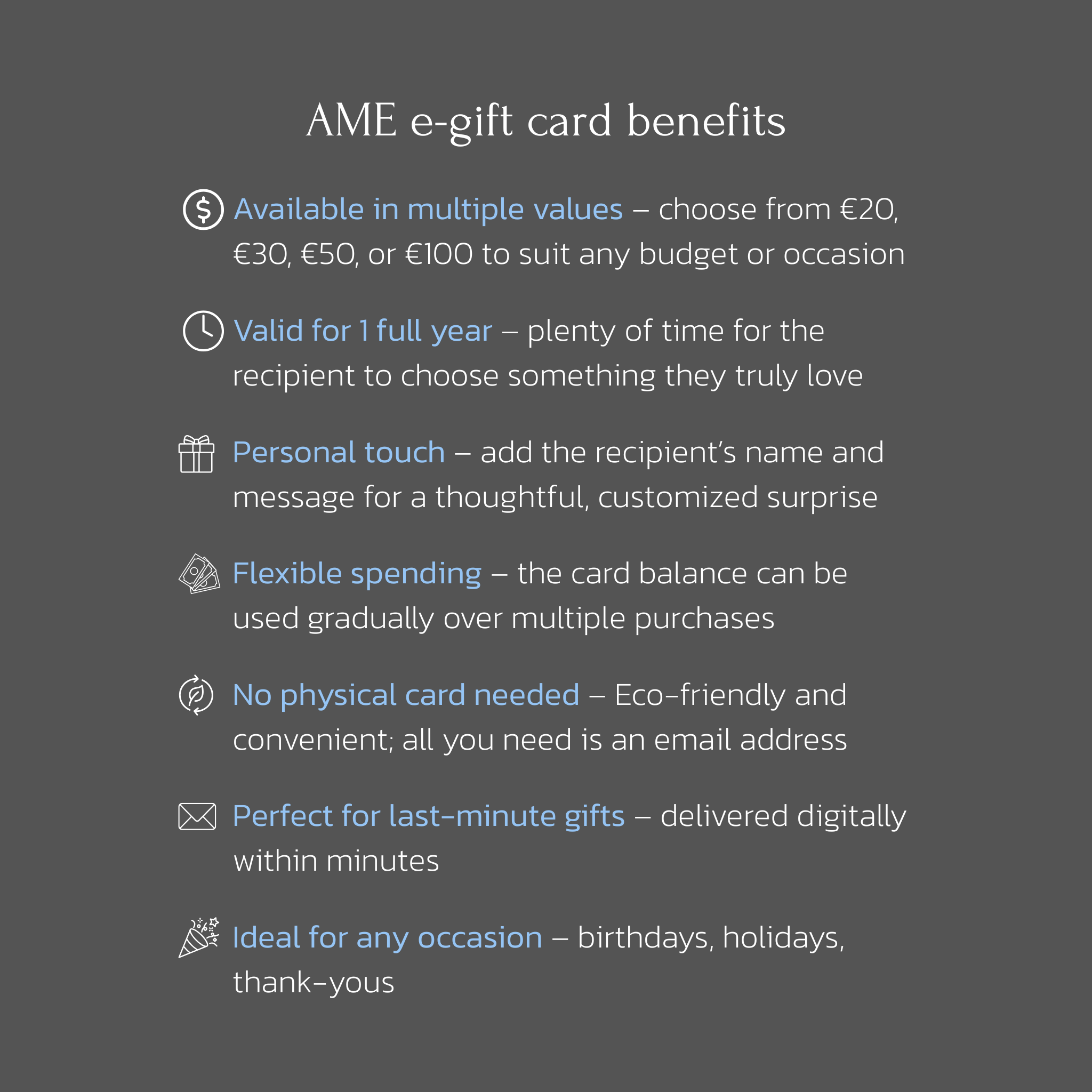 20€ e-gift card