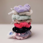 fluffy scrunchie - set of 2