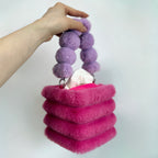 fuchsia tissue box holder