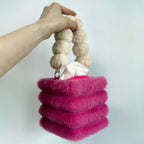 fuchsia tissue box holder