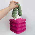 fuchsia tissue box holder