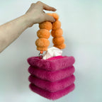 fuchsia tissue box holder