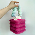 fuchsia tissue box holder