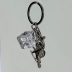 keychain with ice cube