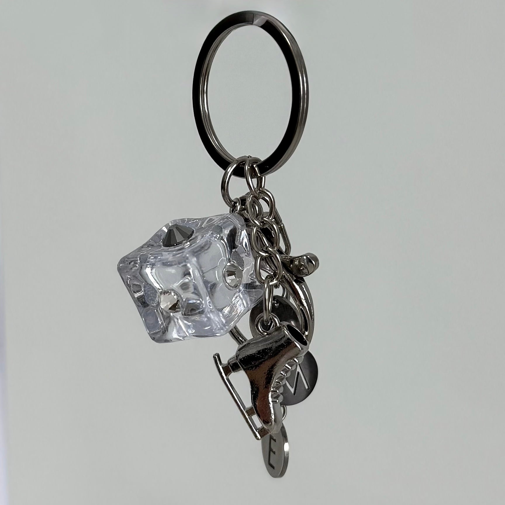 keychain with ice cube