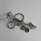 keychain with ice cube