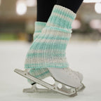 juicy mint leg warmers with crystals 💎
