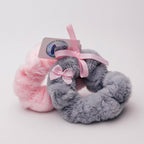 fluffy scrunchie - set of 2