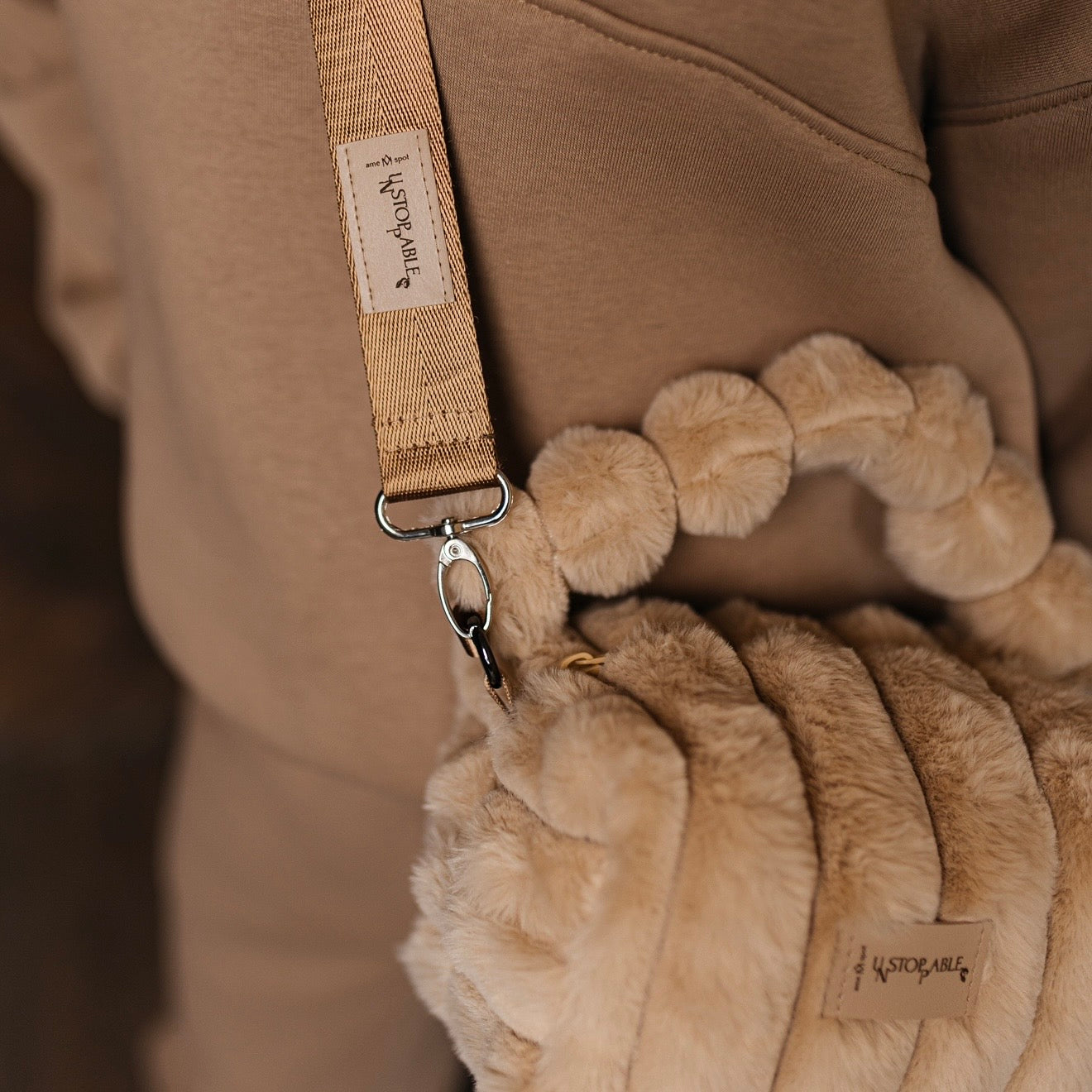 ame x NP crossbody strap | figure skating brand | AME spot
