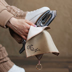 PRE-ORDER ame x NP double-sided personalized blade wiper with ring in gold