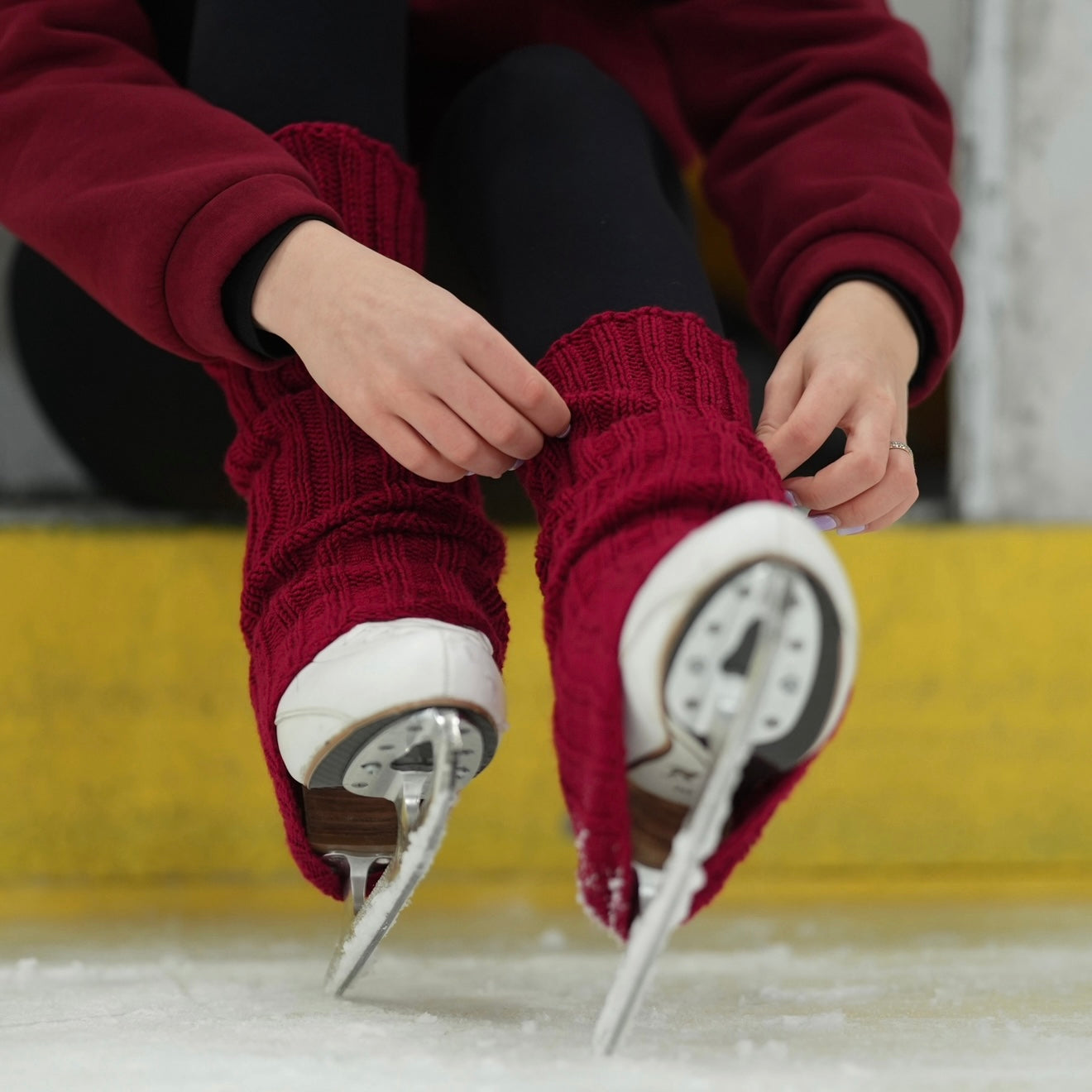 ame x NP leg warmers