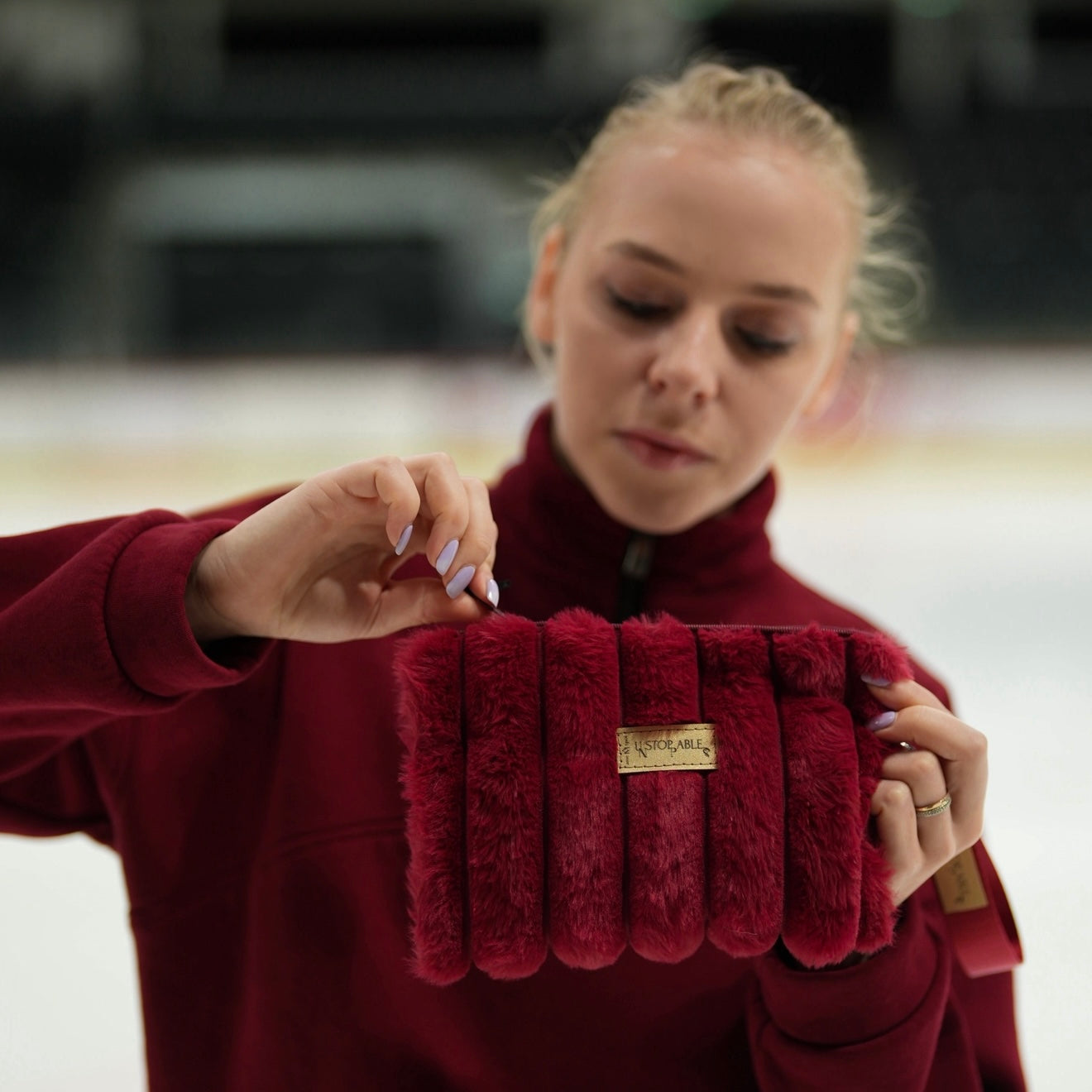 ame x NP pouch | figure skating brand | AME spot