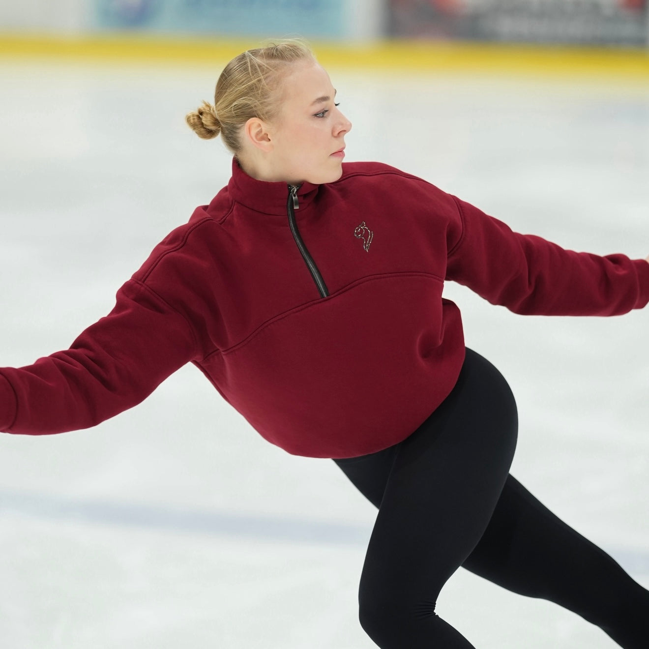 ame x NP quarter zip pullover