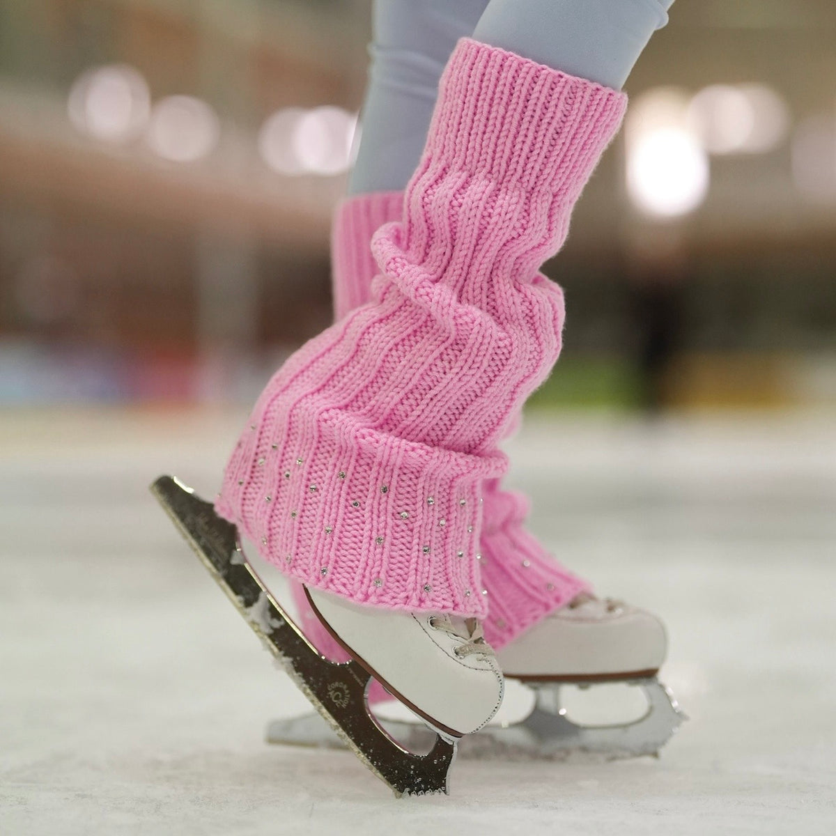 petal leg warmers with crystals 💎