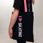 I 💗 skating tote bag