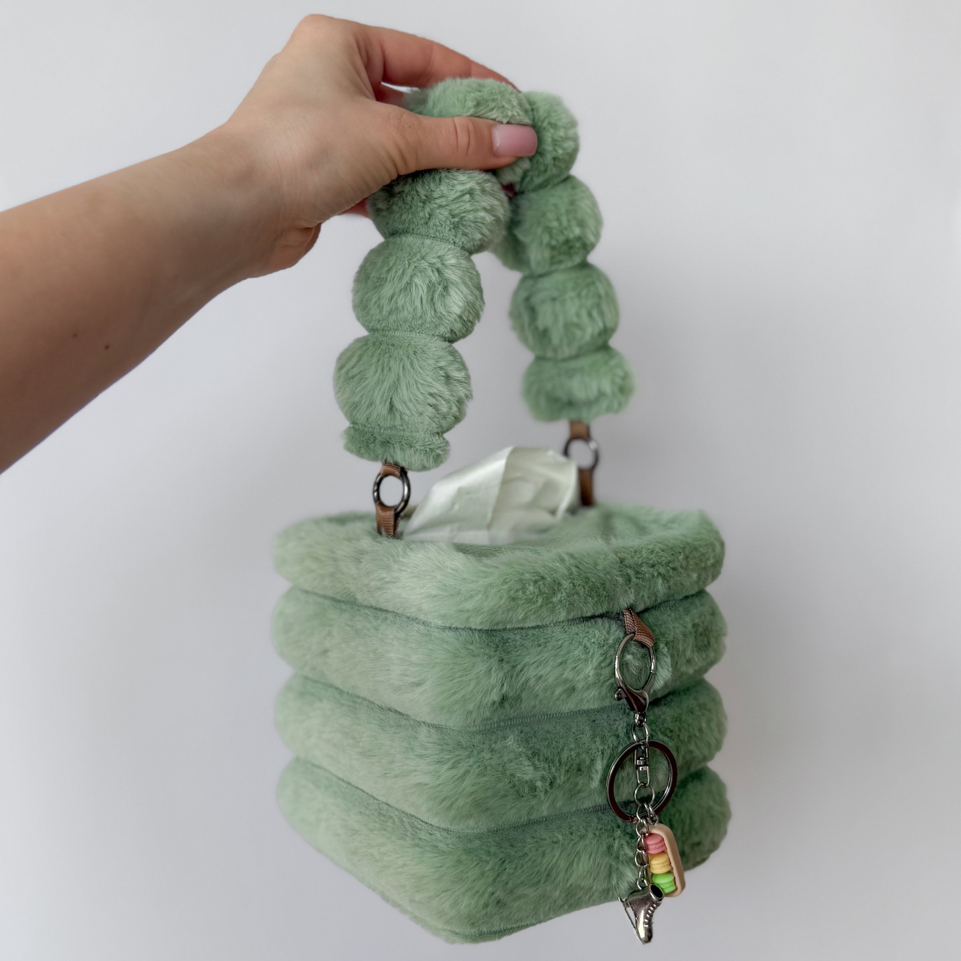 NEW! pistachio tissue box holder