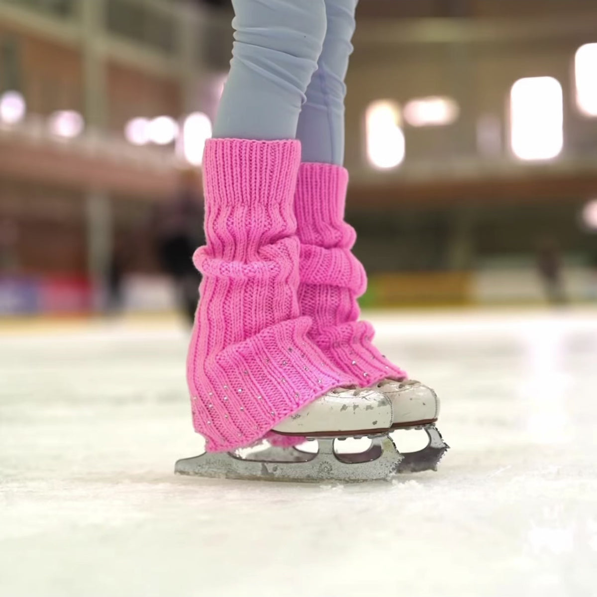 petal leg warmers with crystals 💎