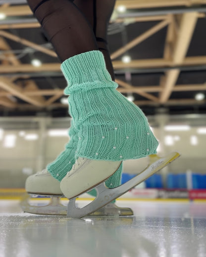 tiffany leg warmers with pearls