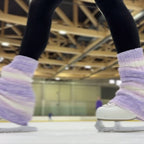 NEW! blueberry cream leg warmers