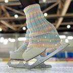 rainbow leg warmers