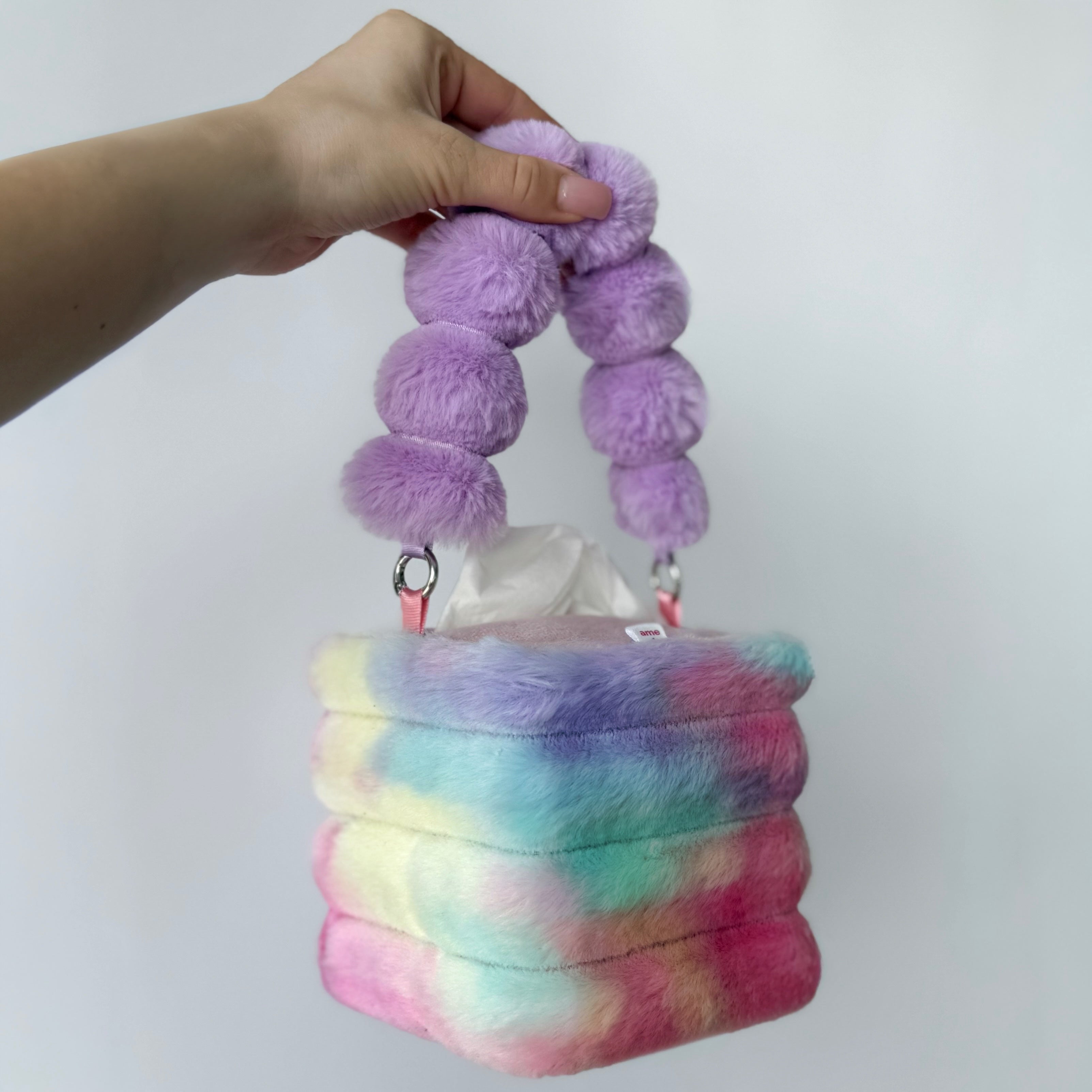 NEW! rainbow tissue box holder