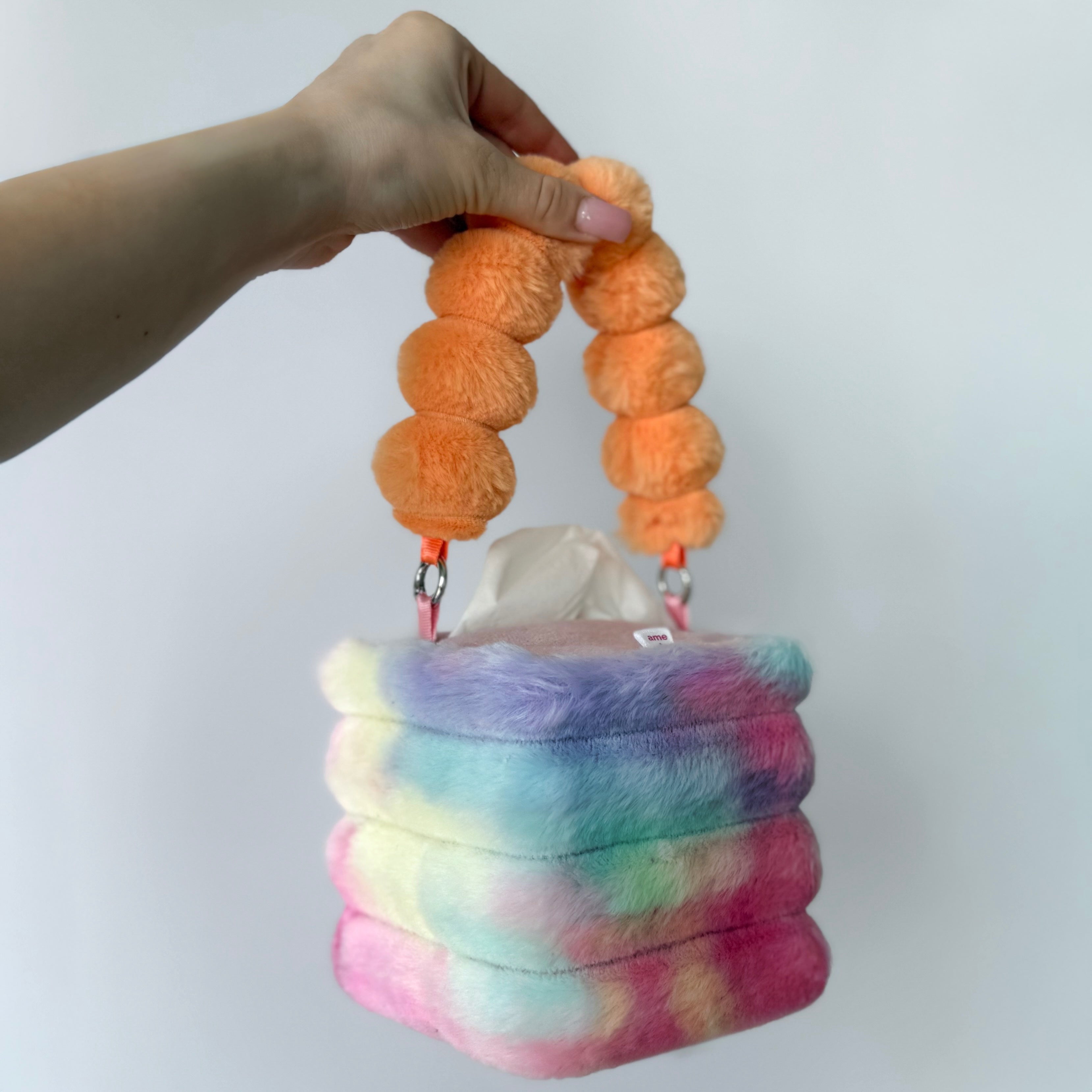 NEW! rainbow tissue box holder