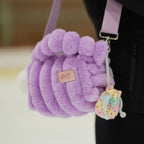 rainbow sherbet charm bag