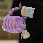 rainbow sherbet charm bag